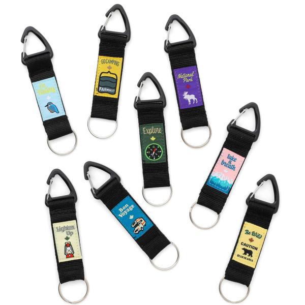 カラビナ キーホルダー FARM HUT カラビナキーチェーン アウトドア メンズ ベルトループ 鍵