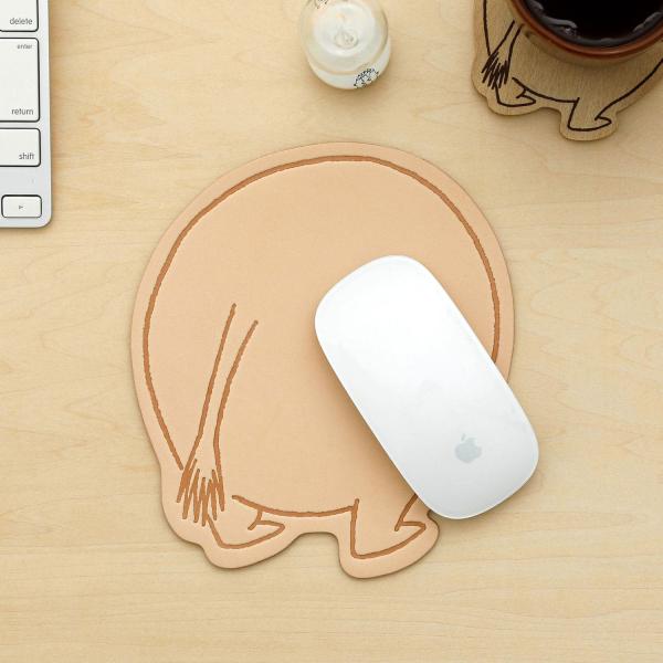 マウスパッド Moomin Leather Mouse Pad ムーミン レザーマウスパッド 革 本...