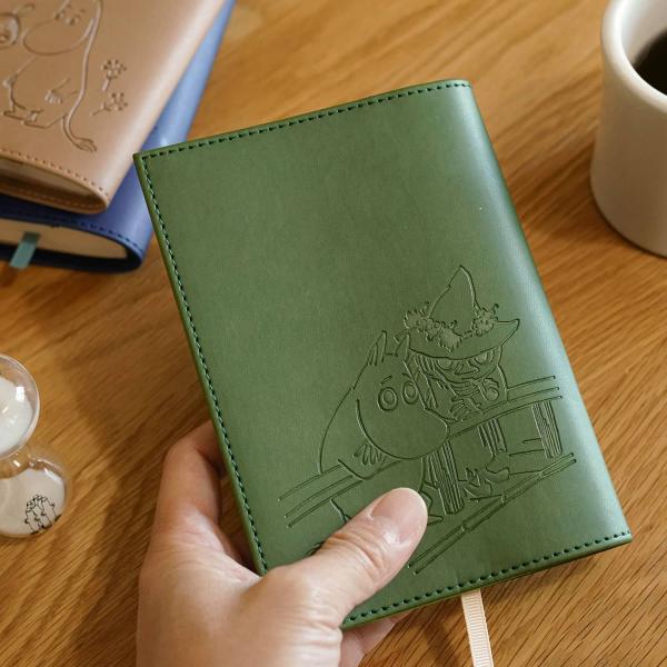ブックカバー 文庫 MOOMIN ムーミン ブックカバー  文庫版 文庫本 しおり付き BOOKカバ...
