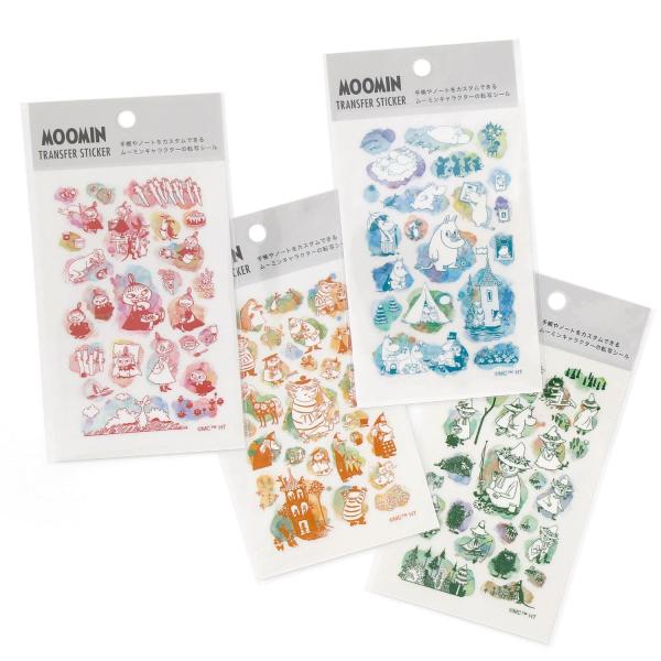 転写シート MOOMIN ムーミン カラー転写シール こする 手帳 日記 デコ デコレーション コラ...