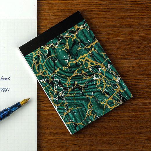 メモ帳 attache アタシェ レタープレスメモパッド A6 ノート 活版印刷 フールス紙 高級 ...