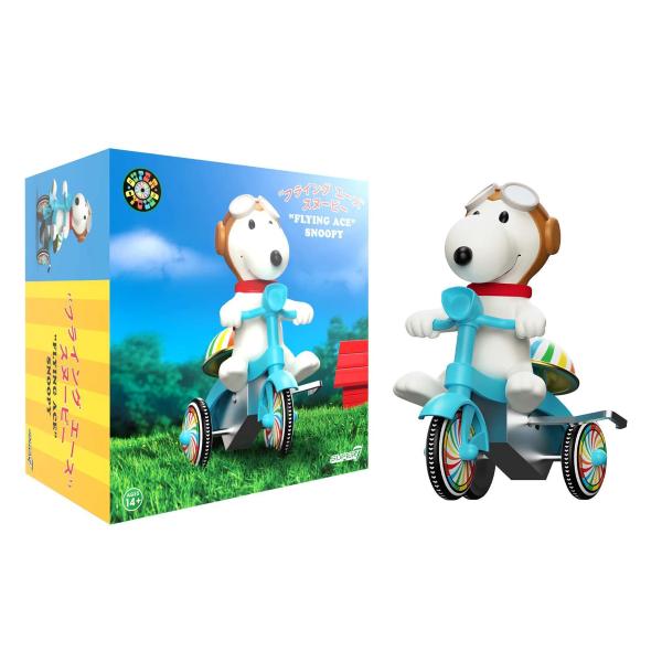 スヌーピー フィギュア Super7 Peanuts スーパーサイクル フライングエース スヌーピー...