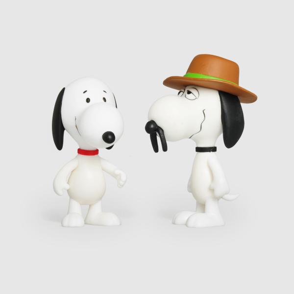 Super7 Peanuts ReAction Figures - Snoopy &amp; Spike （...