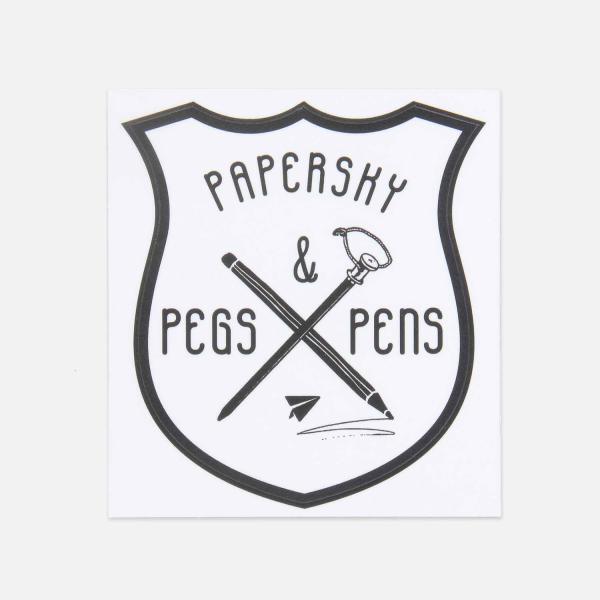 ステッカー PAPERSKY Pegs &amp; Pens Sticker ペーパースカイ ペグ&amp;ペン シ...