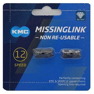 KMC DLC ミッシングリンク 12速用/12S用/ 12スピード用 Missing Link (ブラック) [並行輸入品]｜hth-department