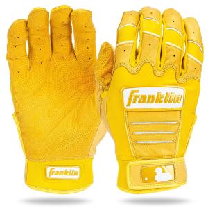 フランクリン FRANKLIN バッティンググローブ(両手用)CFX PROモデル 野球 バッティング 手袋 バッテ 手袋 プロ メジャー 23SS(20895) イエロー Lサイズ