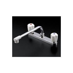 TOTO [TKJ23UR]TOTO キッチン用水栓金具 2ハンドル混合栓 ツーホール