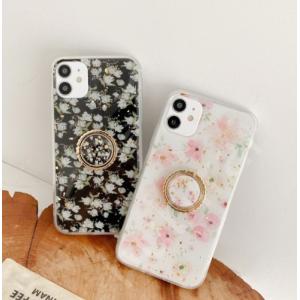 Iphone 12 12mini 花柄 ケース 12pro 12pro Max リング付 韓国 可愛い きれい スマホケース アイフォン Tpu リング付 耐衝撃 リングスタンド カバー Hu0112 株式会社フビライ 通販 Yahoo ショッピング