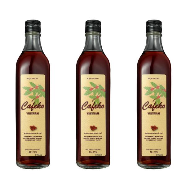 コーヒー 焼酎 CAFEKO 3本セット ［カフェコ] 500ml ベトナムコーヒー 低糖質 糖質オ...