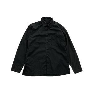 イッセイミヤケ メン 長袖シャツ ブラック ME41FJ216 メンズ SIZE 1 ISSEY MIYAKE MEN 中古｜hugall