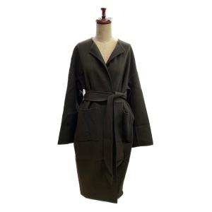 【本日限定価格】エブール ebure スーパー120'sエアリーカルゼ コート ebure エブール 3210200039 ベージュ スーパー120'Sウール ダブル