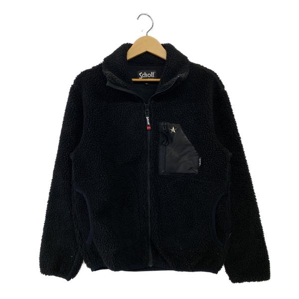 ショット ジャケット ボアフリース ブラック  メンズ SIZE S SCHOTT 中古