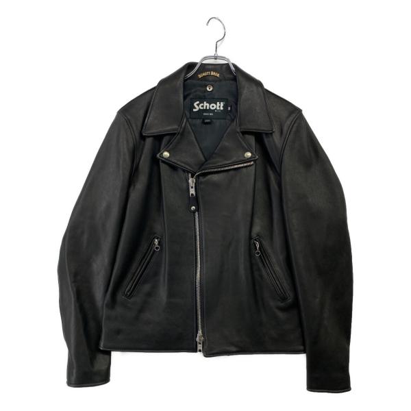 ショット ライダースジャケット 7607 ラムレザー メンズ SIZE 38 SCHOTT 中古