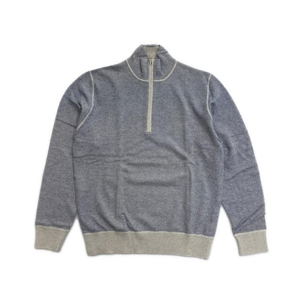 美品 ロロピアーナ ハーフジップニット FAC9005 カシミヤ100 メンズ SIZE 50 LO...