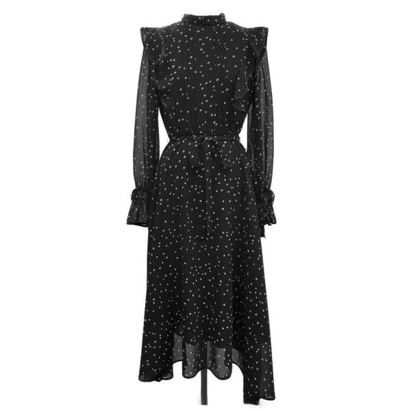 アメリ 長袖ワンピース ブラック スター 017250124 レディース SIZE - AMERI ...