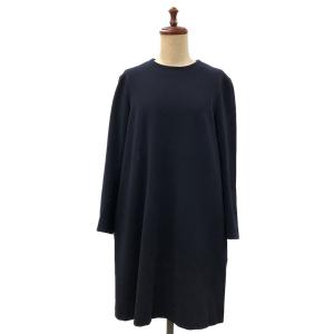 くり様　ENFÖLD ネイビー 長袖シルクコットンニット 38 定番 くり様 ENFÖLD ネイビー 長袖シルクコットンニット 38 定番 pr14042254