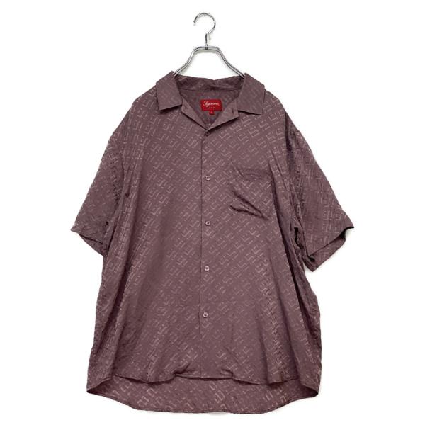 シュプリーム 半袖シャツ シルク TONAL MONOGRAM SILK S S SHIRT メンズ...