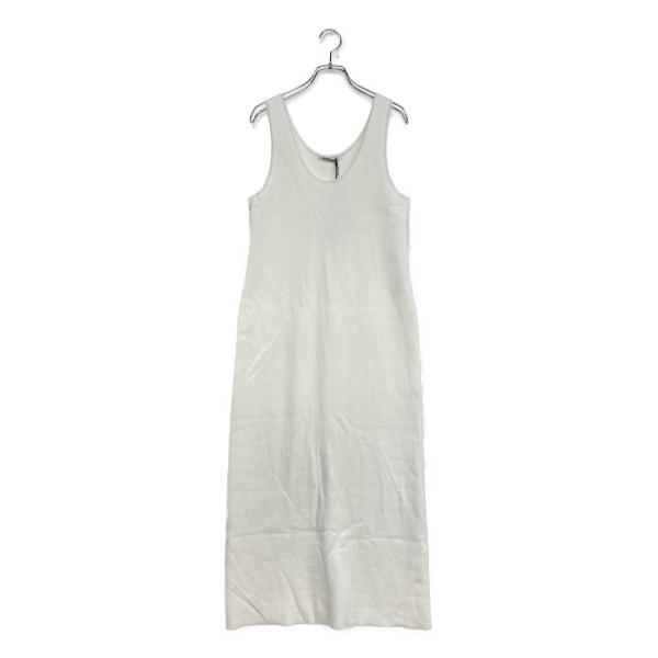 美品 オーラリー ノースリーブワンピース COTTON SILK STRETCH DOUBLE FA...