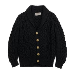 INVERALLAN インバーアラン 長袖ニットカーディガン ARAN LUMBER