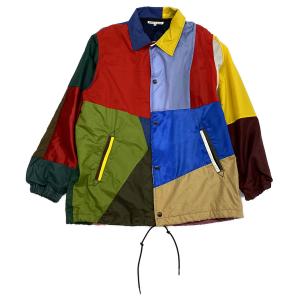 リビルドバイニードルス 再構築ジャケット Nylon Jacket - Coach Jacket メンズ SIZE M Rebuild by Needles 中古｜hugall