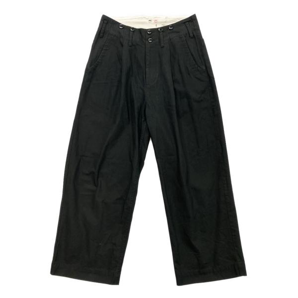 グランク パンツ オックスフォードワークトラウザー ブラック メンズ SIZE 4 GURANK 中...