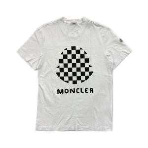 モンクレール 半袖Ｔシャツ センターロゴカットソー 22ss メンズ SIZE L MONCLER 中古｜hugall