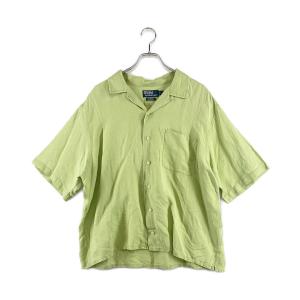 ポロ・ラルフローレン 半袖シャツ Linen Green メンズ SIZE XL POLO RALPH LAUREN 中古｜hugall