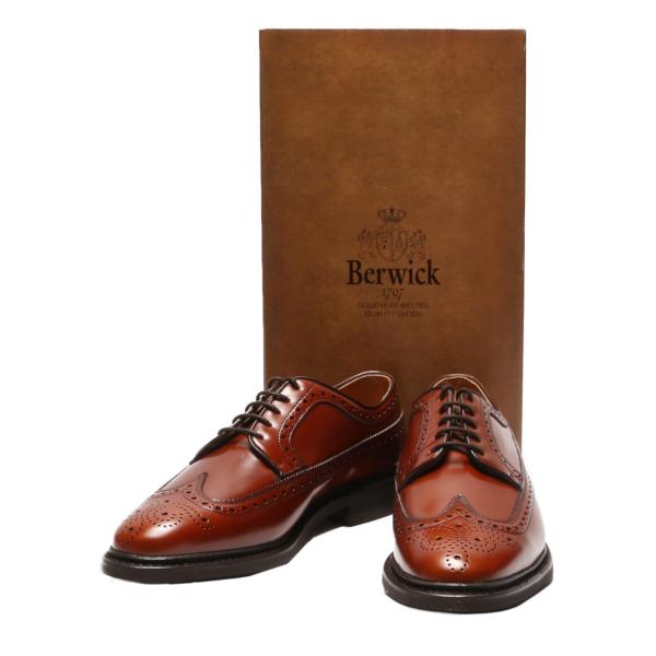 バーウィック ドレスシューズ ウィングチップ  メンズ SIZE 7 Berwick 中古
