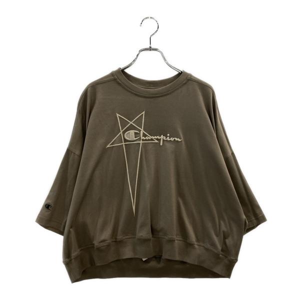 リックオウエンス チャンピオン フロントロゴワイドカットソー CM02C9404-CHJEG メンズ...