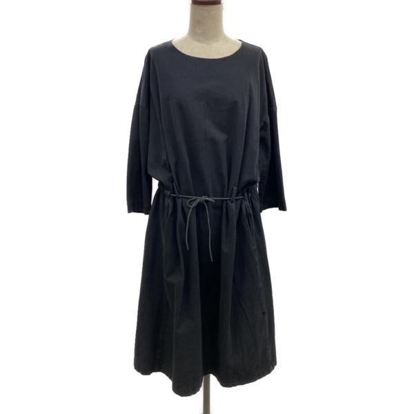 アルバムディファミリア 長袖ワンピース ドローコードカットソーワンピ レディース SIZE S AL...