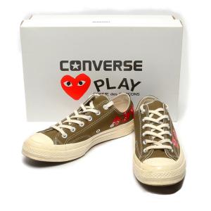 プレイコムデギャルソン コンバース スニーカー CONVERSE CHUCK70 162976C ユニセックス SIZE 26.5cm PLAY COMME des GARCONS 中古｜hugall