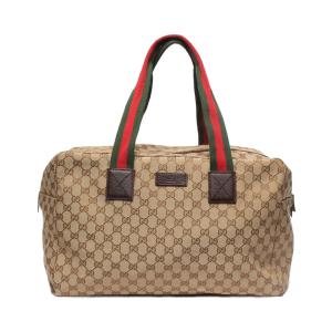 グッチ ボストンバッグ 153240 GGキャンバス ユニセックス  GUCCI 中古｜hugall