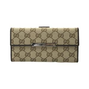 グッチ 長財布 112715 3661 GGキャンバス レディース GUCCI 中古｜hugall