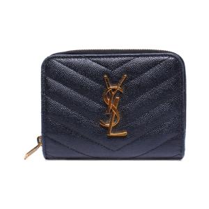 サンローランパリ 二つ折り財布 レディース SAINT LAURENT PARIS 中古｜hugall