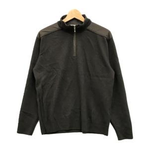 ハーフジップニット ブラウン メンズ SIZE M (M) INTERMEZZO 中古｜hugall