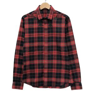 ジバンシー 長袖シャツ STAR PATCH CHECK SHIRT メンズ SIZE 38 (S) GIVENCHY 中古｜hugall