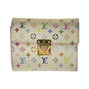 ルイヴィトン 二つ折り財布 ポルトフォイユ コアラ M58014 マルチカラー ブロン レディース Louis Vuitton 中古｜hugall