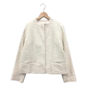 美品 トランスワーク ノーカラージャケット レディース SIZE 40 (L) TRANS WORK 中古｜hugall