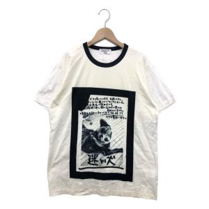 ヨウジヤマモトプールオム 半袖Tシャツ 迷い犬 メンズ SIZE 3 (L) Yohji Yamamoto POUR HOMME 中古｜hugall