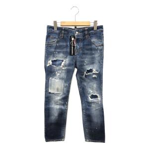 ディースクエアード ウォッシュ加工 デニムパンツ S75LA0868 レディース SIZE 34 (XS以下) DSQUARED2 中古｜hugall