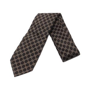 グッチ ネクタイ シルク100％ GG柄 メンズ  GUCCI 中古｜hugall