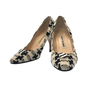 マノロブラニク アーモンドトゥパンプス ハイヒール レディース SIZE 38 (L) Manolo Blahnik 中古｜hugall