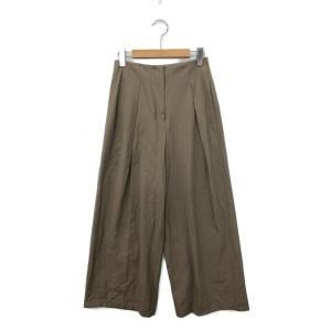 デプレ ハイツイストウールギャバジンフロントタックワイドパンツ  レディース SIZE 34 (S) DES PRES 中古｜hugall