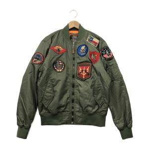 美品 スタジャン MA-1 メンズ SIZE L (L) TOP GUN 中古｜hugall