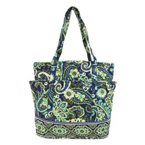 美品 ヴェラブラッドリー ペイズリー柄キルティングトートバッグ レディース  vera bradley 中古｜hugall