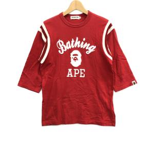 アベイシングエイプ 七分袖Tシャツ メンズ SIZE M (M) A BATHING APE 中古｜hugall