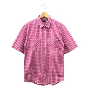 ステューシー 半袖チェックシャツ メンズ SIZE L (L) STUSSY 中古｜hugall