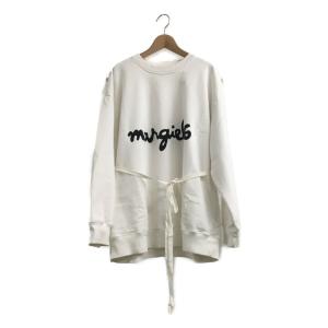 ビブフロント レイヤード ロゴ スウェット オーバーサイズ レディース SIZE M (M) Martin Margiela 6 中古｜hugall