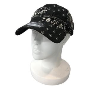 ニューエラ アジャスターキャップ 花 錨柄 メンズ  NEW ERA 中古｜hugall