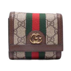 グッチ 二つ折り財布 オフィディア 598662 2184 GGスプリーム レディース GUCCI 中古｜hugall